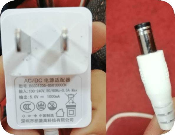 *Brand NEW* Suitable for JGM-01 Naoyikang Laser Cap Power Supply BSG012D5-0501000 Adapter 5V 1000mA Round Port